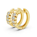 Princess Lab-Grown Diamond Hoop Earrings