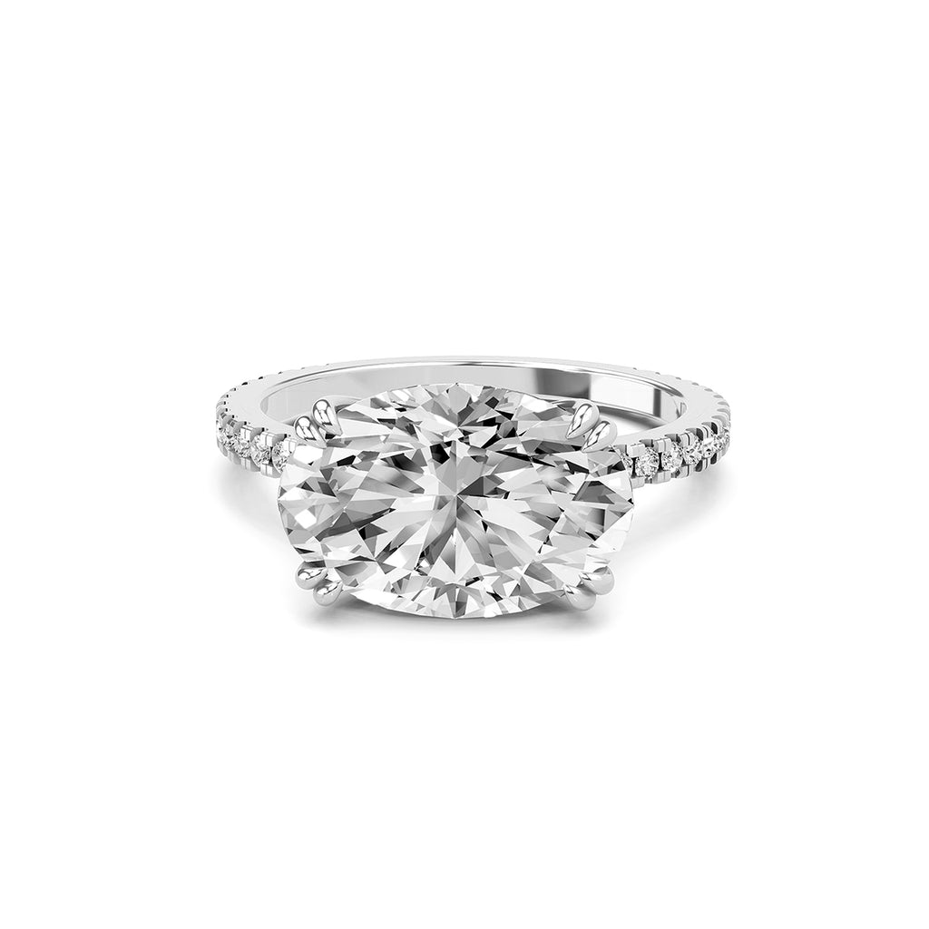 Oval Lab-Grown Diamond Solitaire Ring