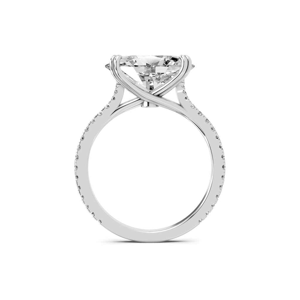 Oval Lab-Grown Diamond Solitaire Ring