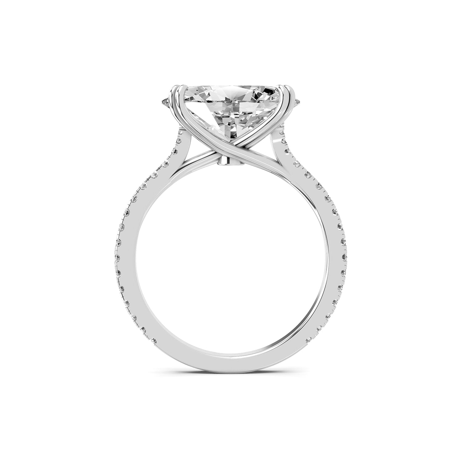 Oval Lab-Grown Diamond Solitaire Ring