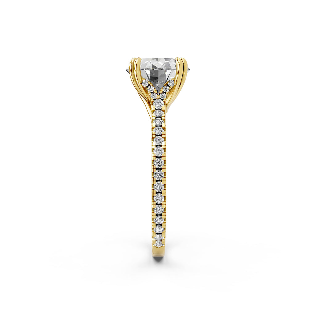 Oval Lab-Grown Diamond Solitaire Ring