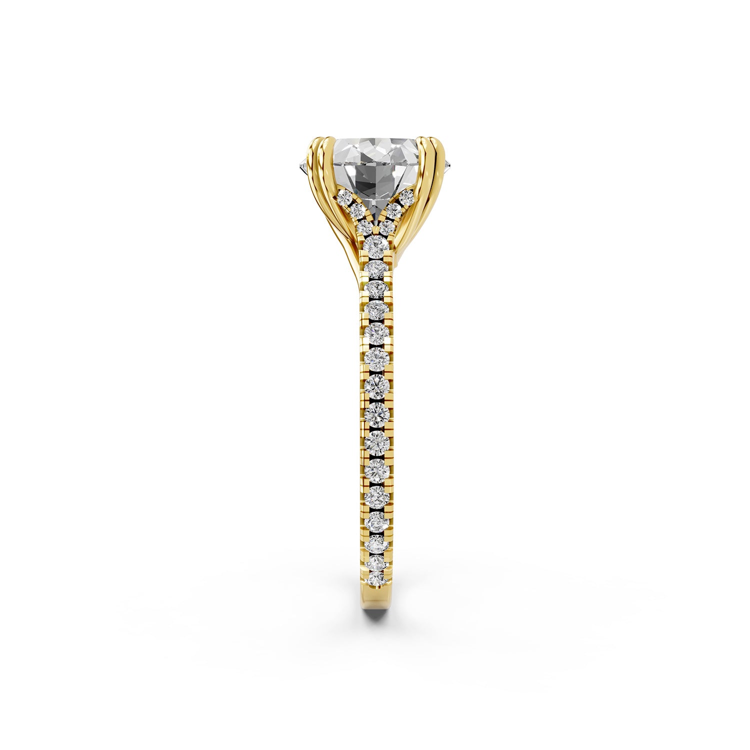 Oval Lab-Grown Diamond Solitaire Ring