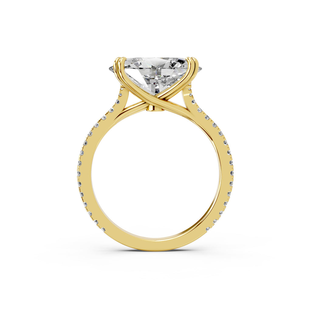 Oval Lab-Grown Diamond Solitaire Ring
