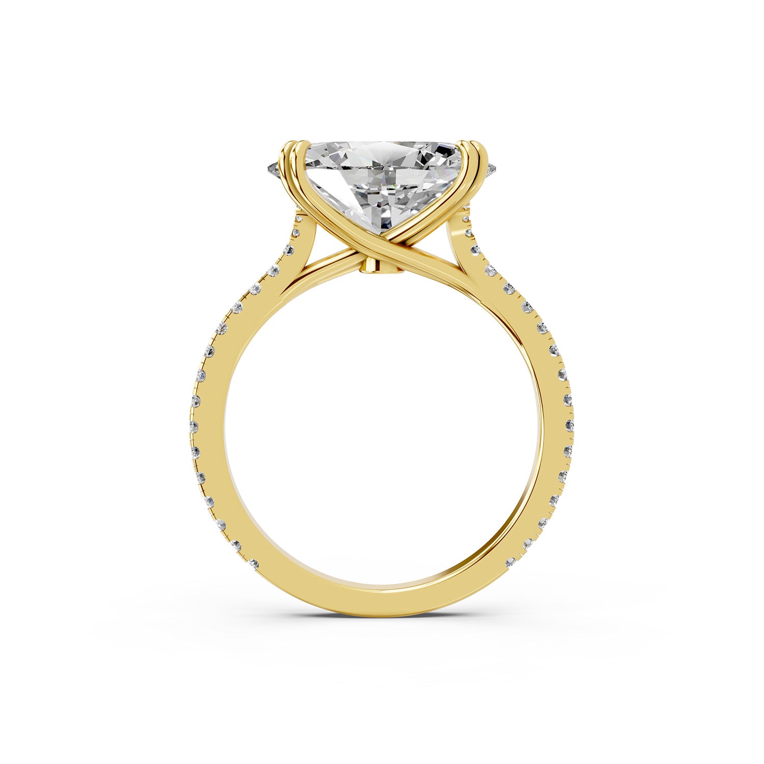 Oval Lab-Grown Diamond Solitaire Ring