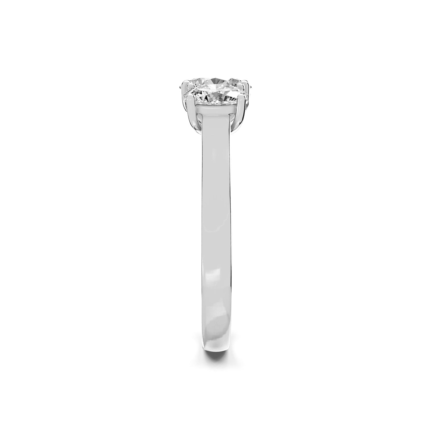 Three-Stone Round Lab-Grown Diamond Ring