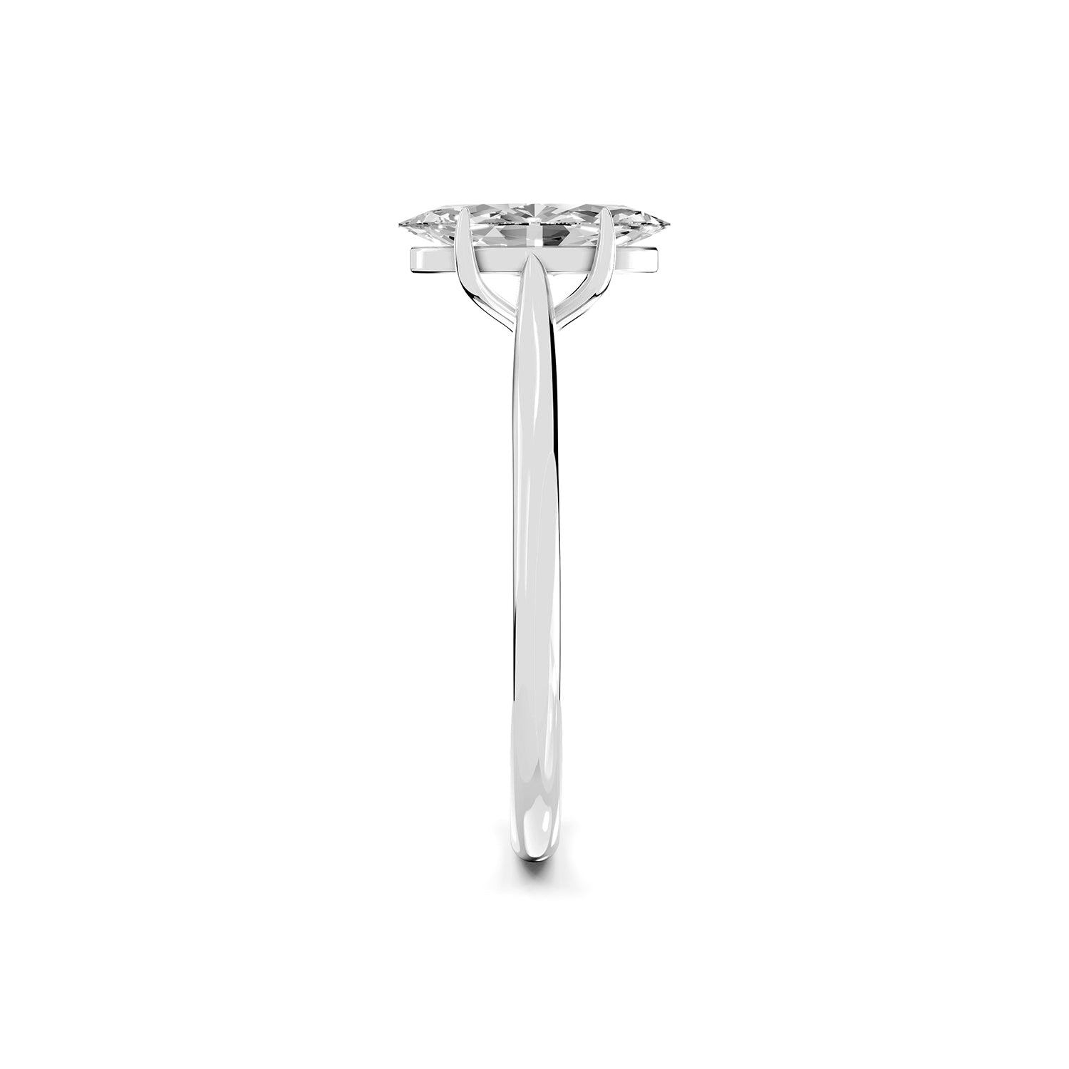 Marquise Cut Lab-Grown Diamond Solitaire Ring