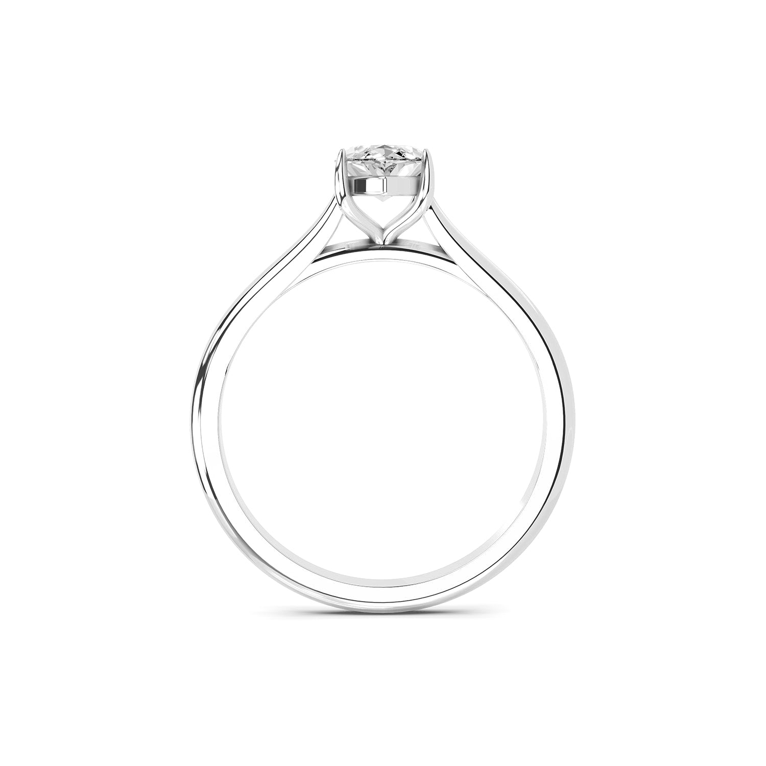 Marquise Cut Lab-Grown Diamond Solitaire Ring
