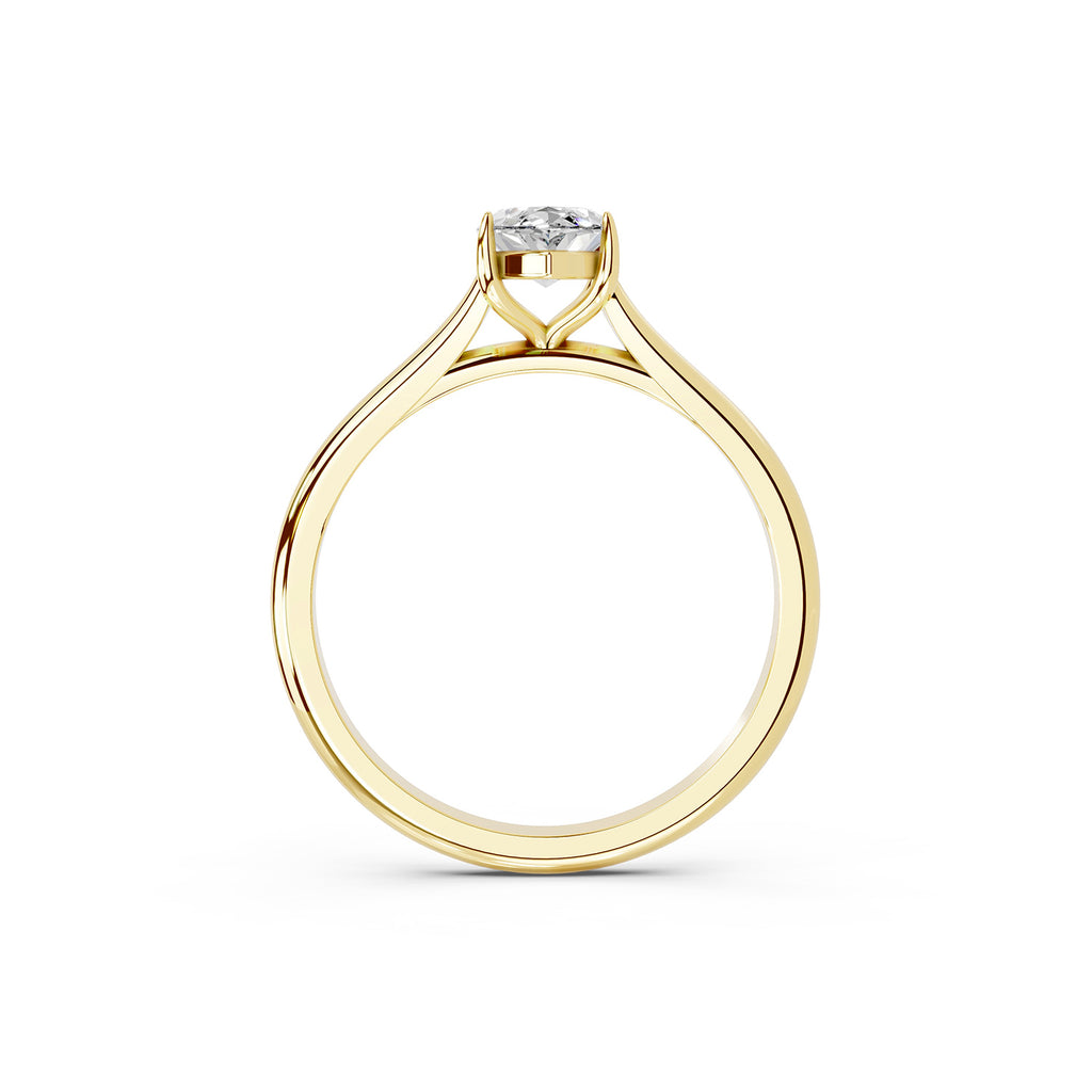 Marquise Cut Lab-Grown Diamond Solitaire Ring