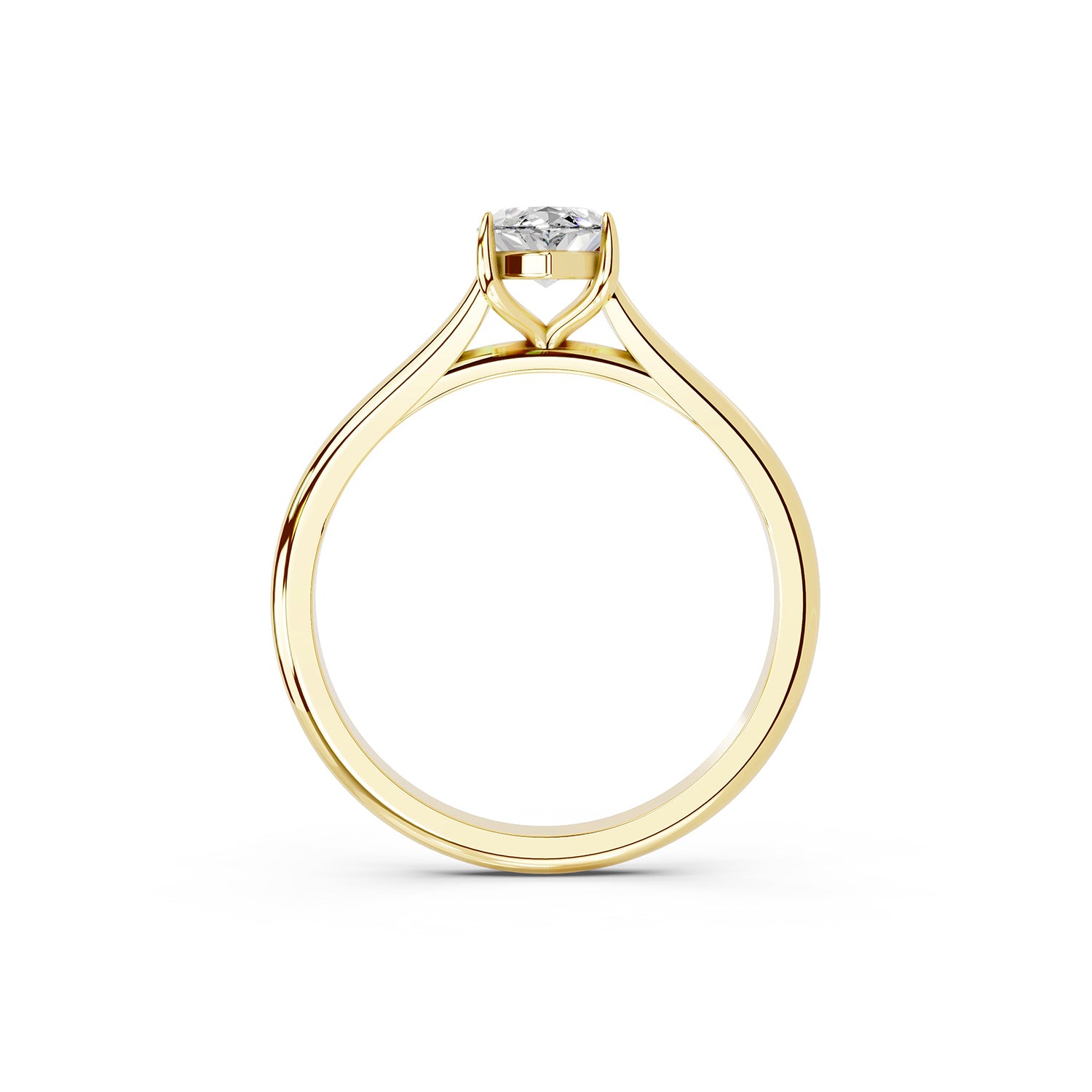 Marquise Cut Lab-Grown Diamond Solitaire Ring