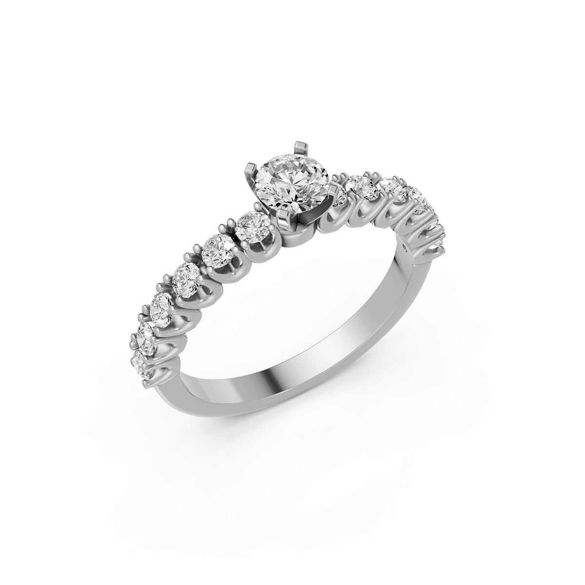 Round Cut Lab-Grown Diamond Solitaire Ring