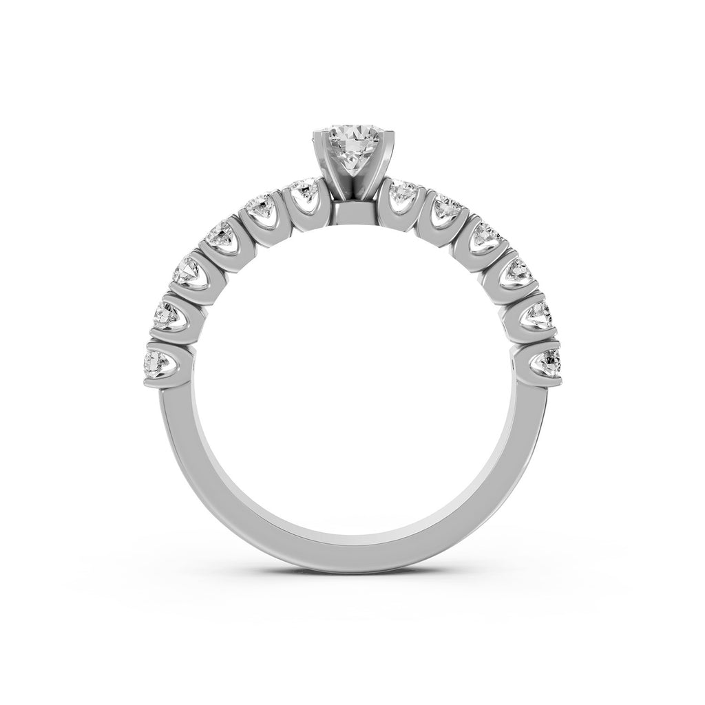 Round Cut Lab-Grown Diamond Solitaire Ring