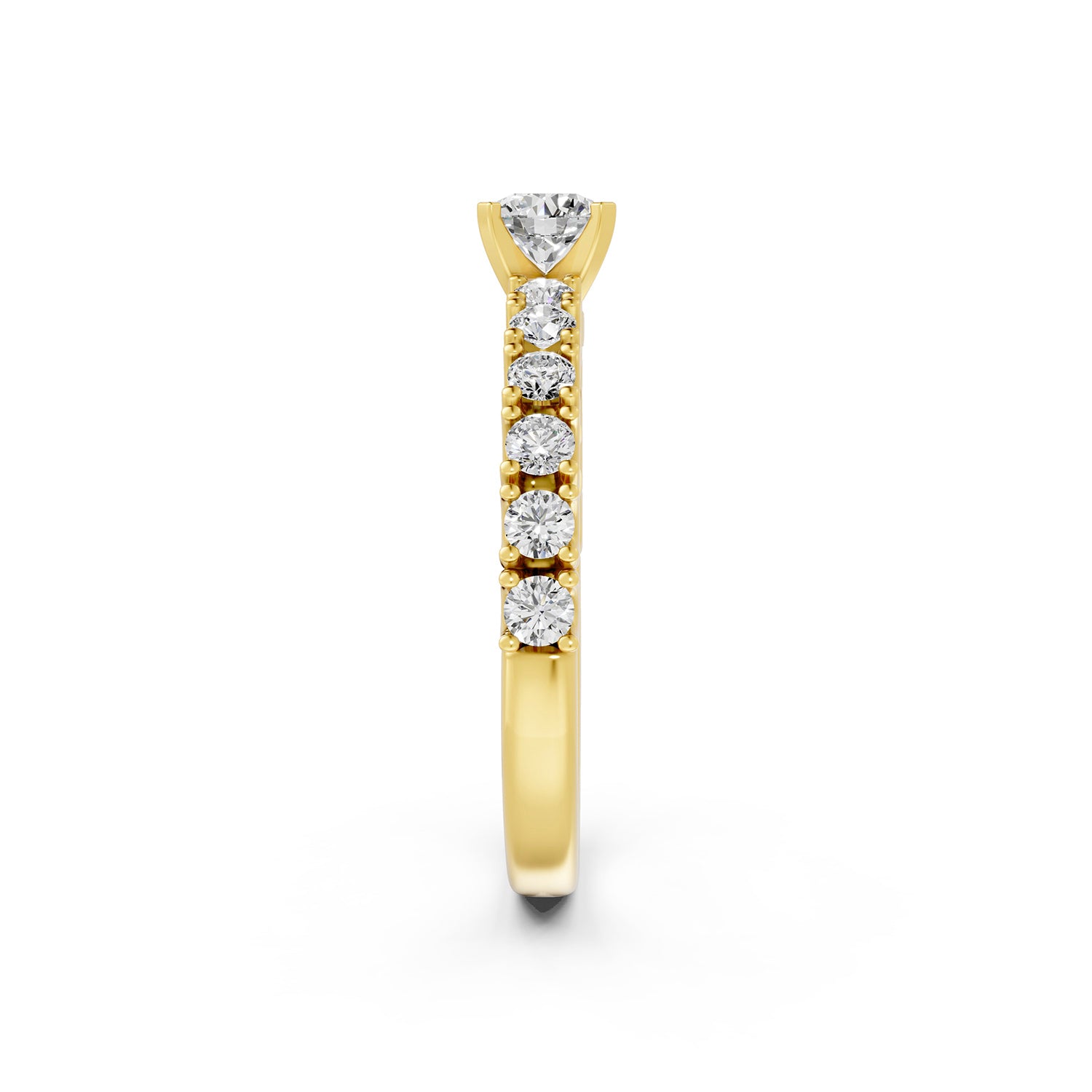 Round Cut Lab-Grown Diamond Solitaire Ring