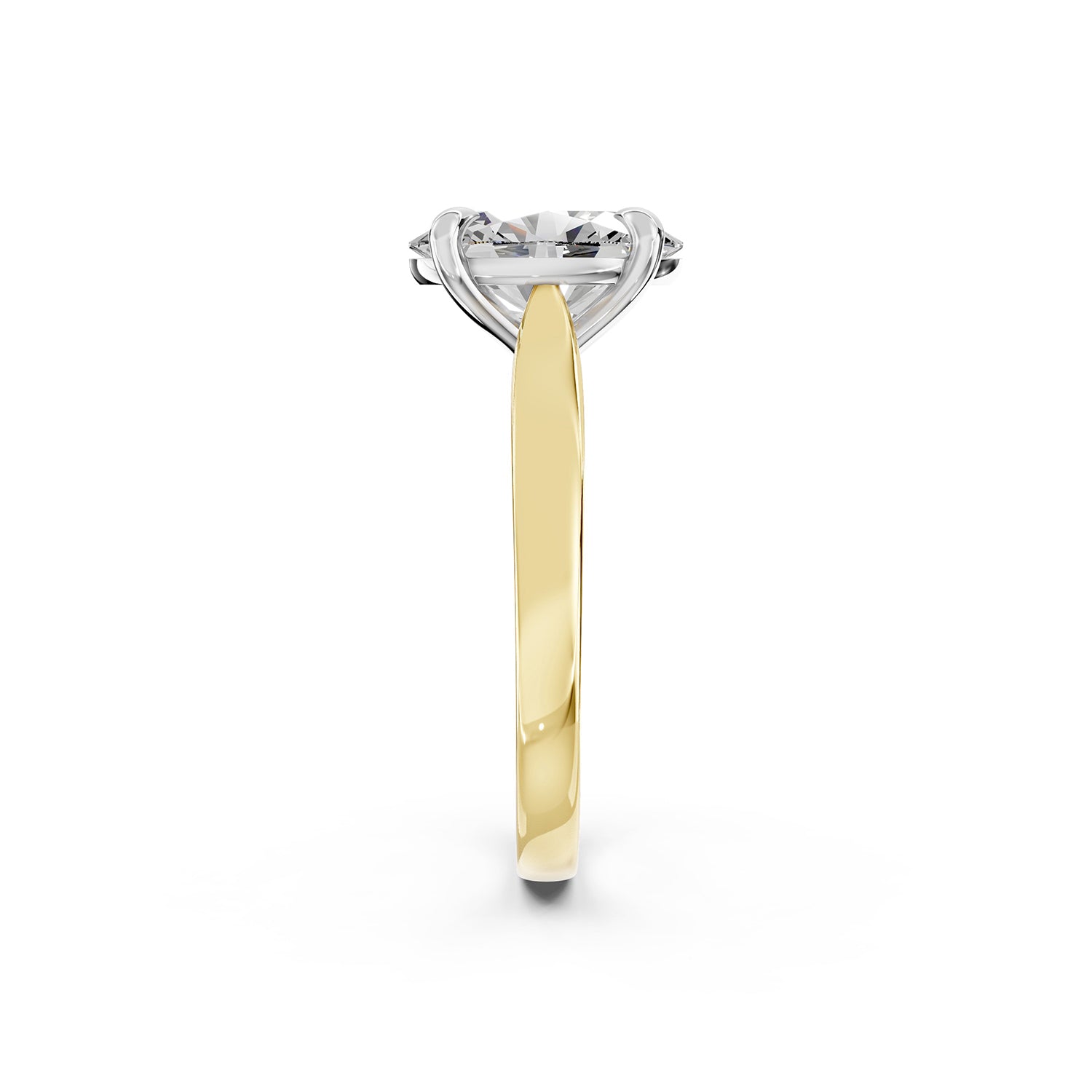 Oval Cut Lab-Grown Diamond Solitaire Ring