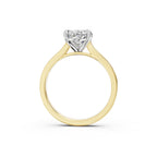 Oval Cut Lab-Grown Diamond Solitaire Ring