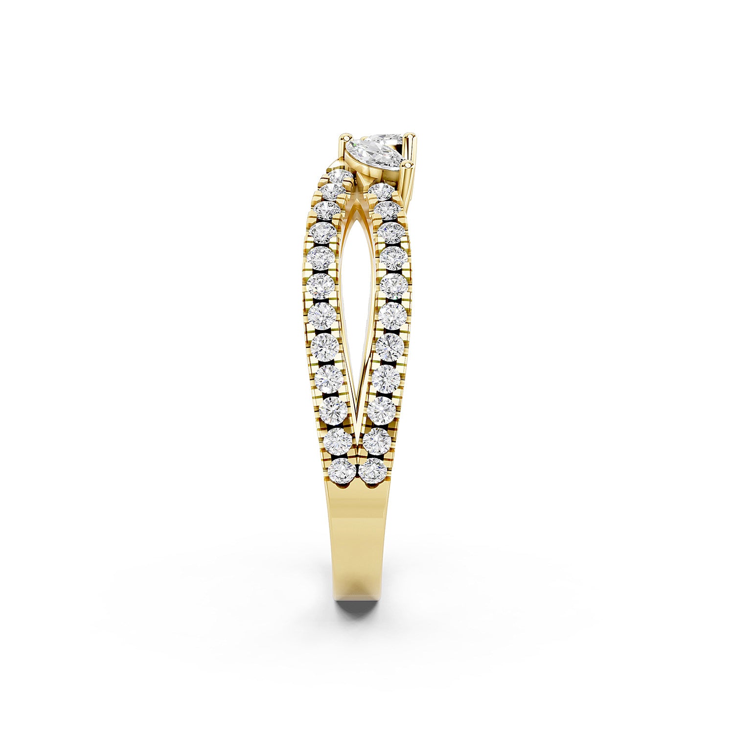Marquise Lab-Grown Diamond Ring