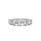 Pear Shape Lab-Grown Diamond Half Eternity Ring