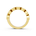 Pear Shape Lab-Grown Diamond Half Eternity Ring