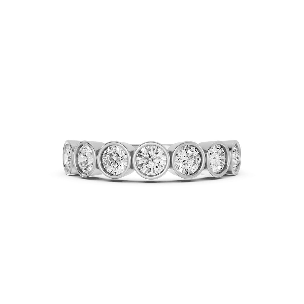 Round Brilliant Lab-Grown Diamond Bezel Ring