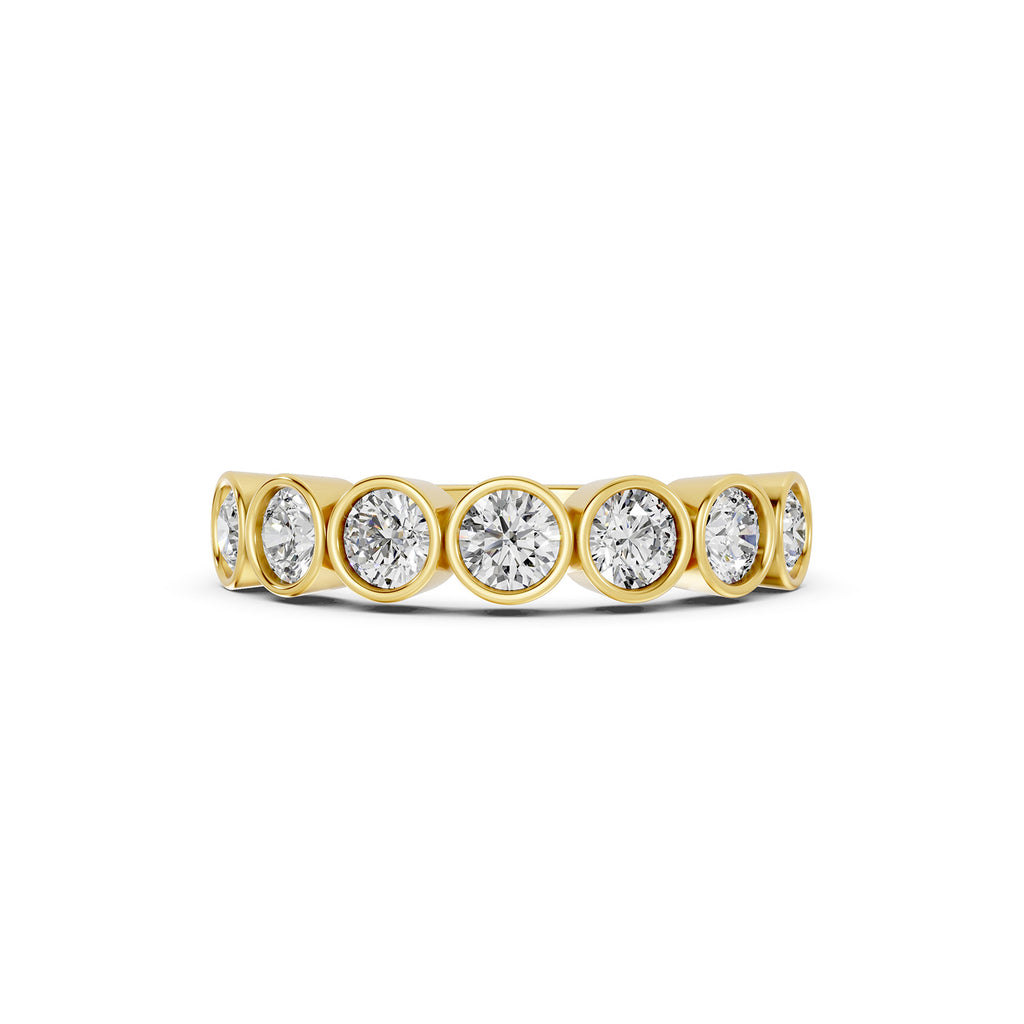 Round Brilliant Lab-Grown Diamond Bezel Ring
