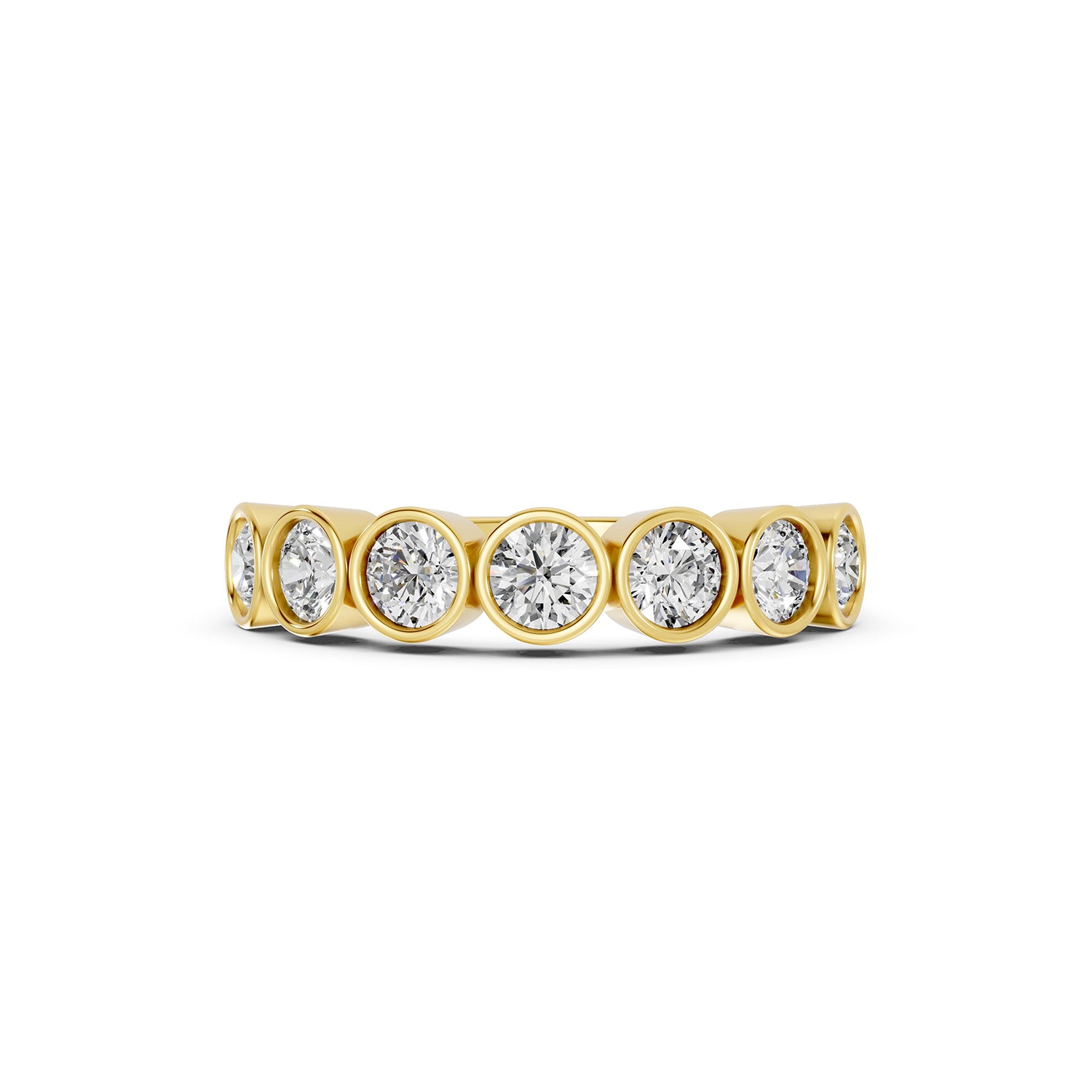 Round Brilliant Lab-Grown Diamond Bezel Ring