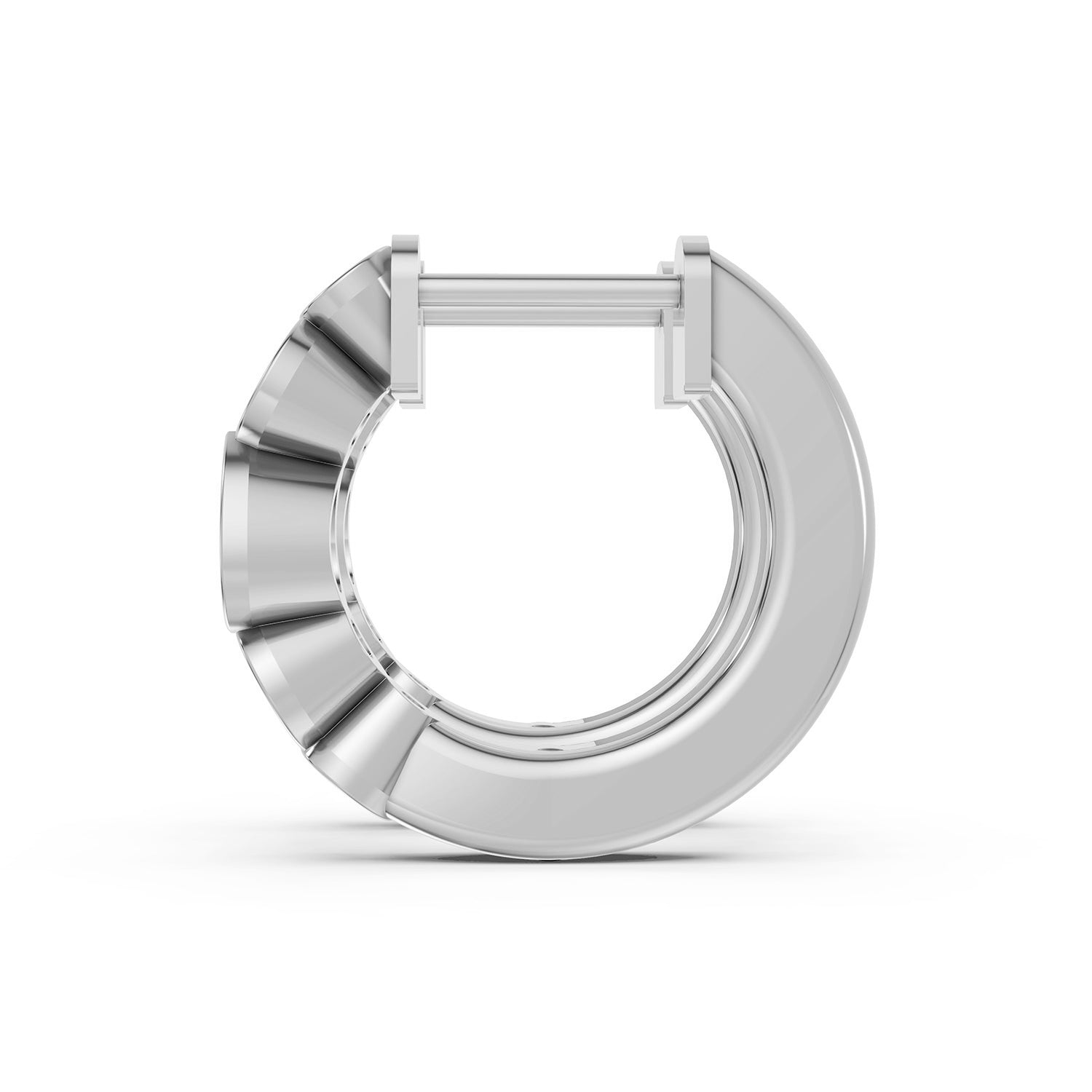 Pear Lab-Grown Diamond Hoop Earrings
