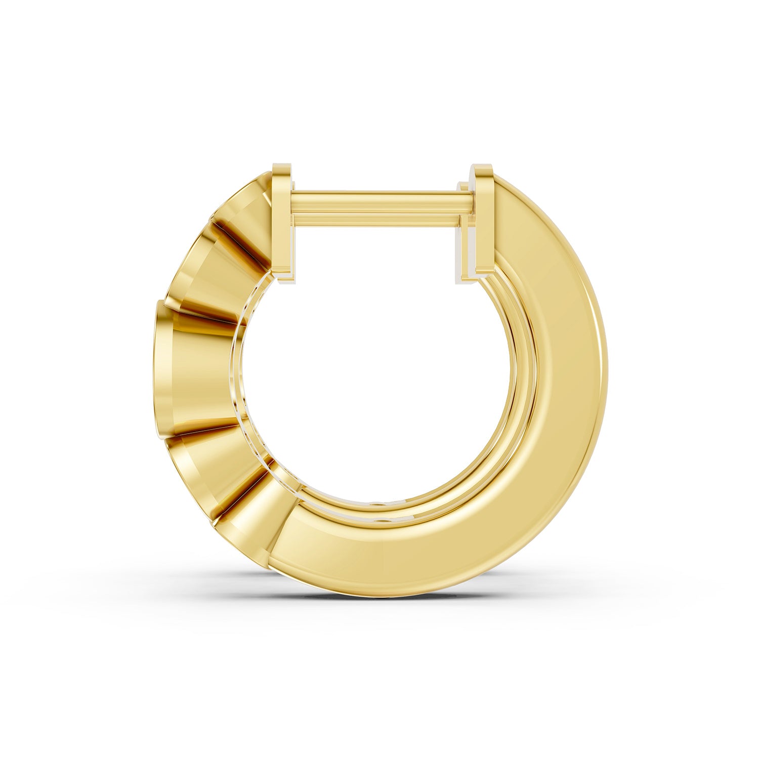Pear Lab-Grown Diamond Hoop Earrings