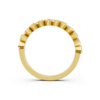 Geometric Lab-Grown Diamond Band Ring