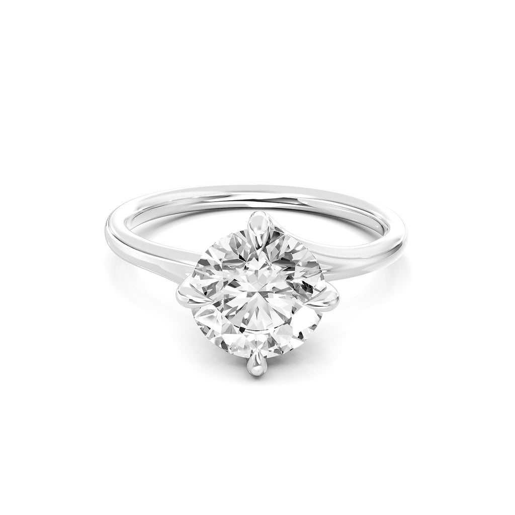 Round Lab-Grown Diamond Solitaire Ring