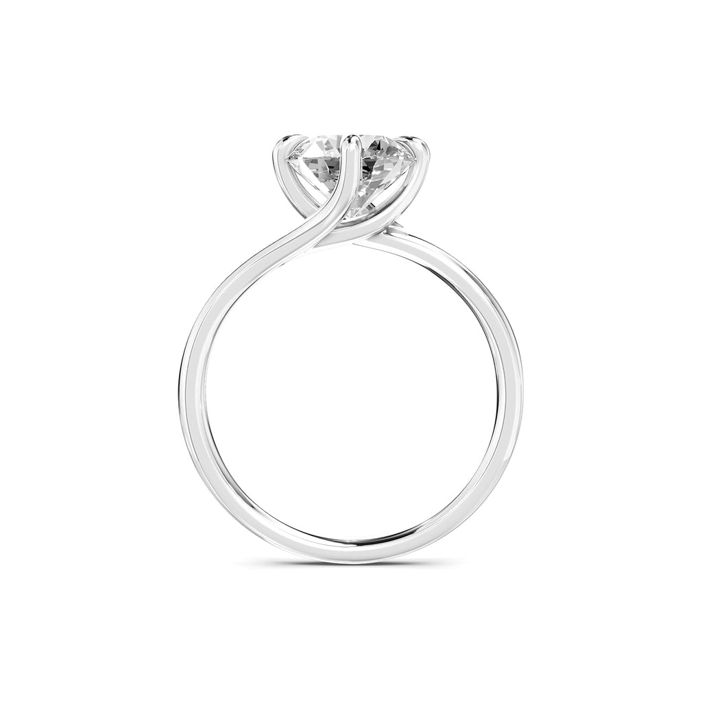Round Lab-Grown Diamond Solitaire Ring