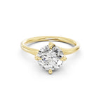 Round Lab-Grown Diamond Solitaire Ring