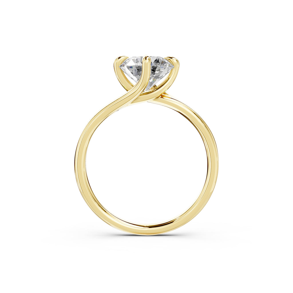 Round Lab-Grown Diamond Solitaire Ring
