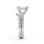 Emerald Cut Lab-Grown Diamond Engagement Ring
