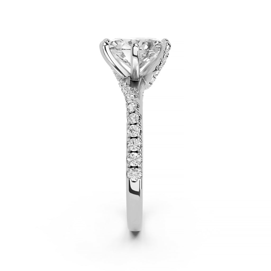 Oval Brilliant Lab-Grown Diamond Engagement Ring