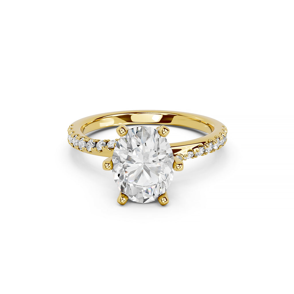 Oval Brilliant Lab-Grown Diamond Engagement Ring