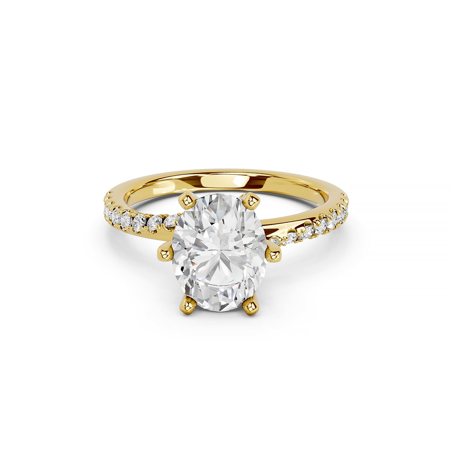 Oval Brilliant Lab-Grown Diamond Engagement Ring