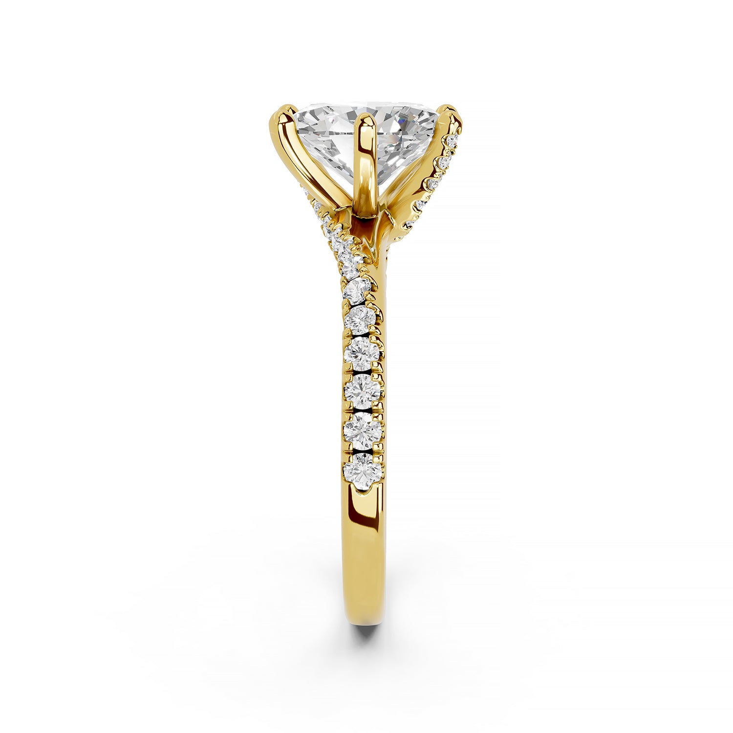 Oval Brilliant Lab-Grown Diamond Engagement Ring