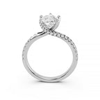 Pear Cut Lab-Grown Diamond Solitaire Engagement Ring