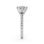 Round Cut Lab-Grown Diamond Solitaire Engagement Ring