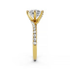 Round Cut Lab-Grown Diamond Solitaire Engagement Ring