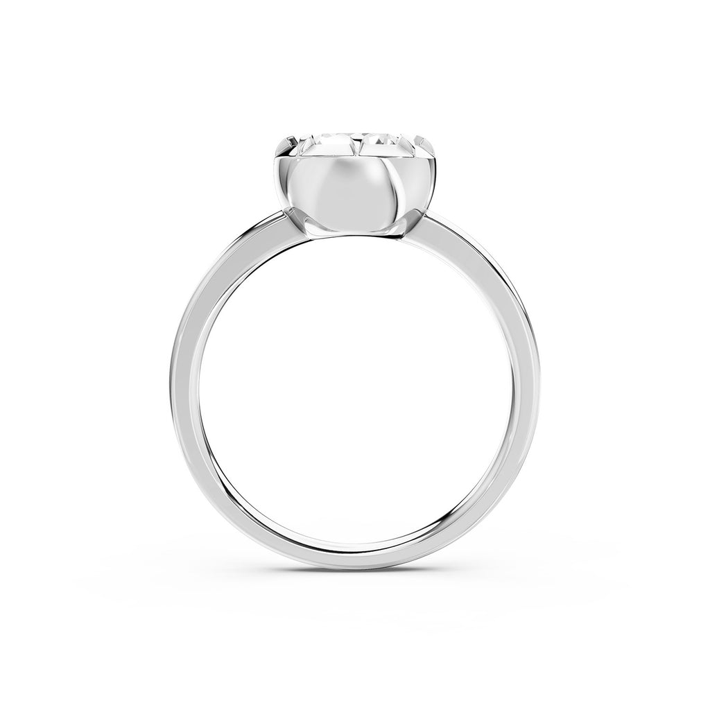 Round Lab-Grown Diamond Solitaire Ring