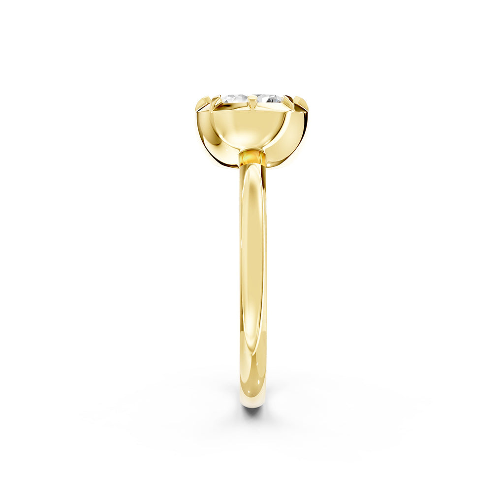 Round Lab-Grown Diamond Solitaire Ring