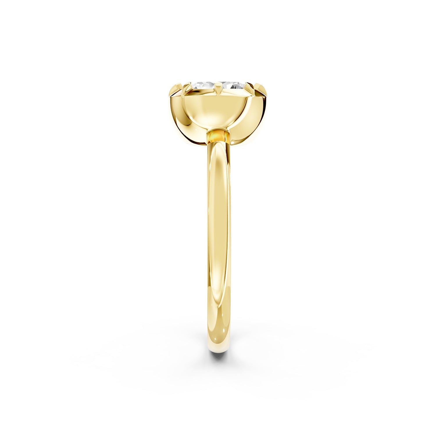 Round Lab-Grown Diamond Solitaire Ring