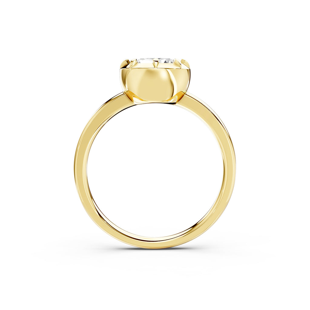 Round Lab-Grown Diamond Solitaire Ring