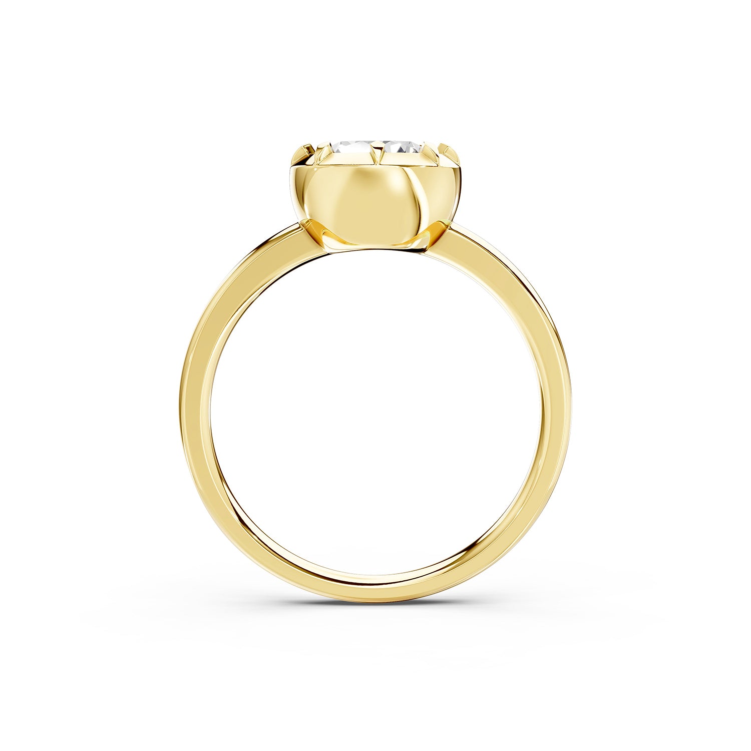 Round Lab-Grown Diamond Solitaire Ring