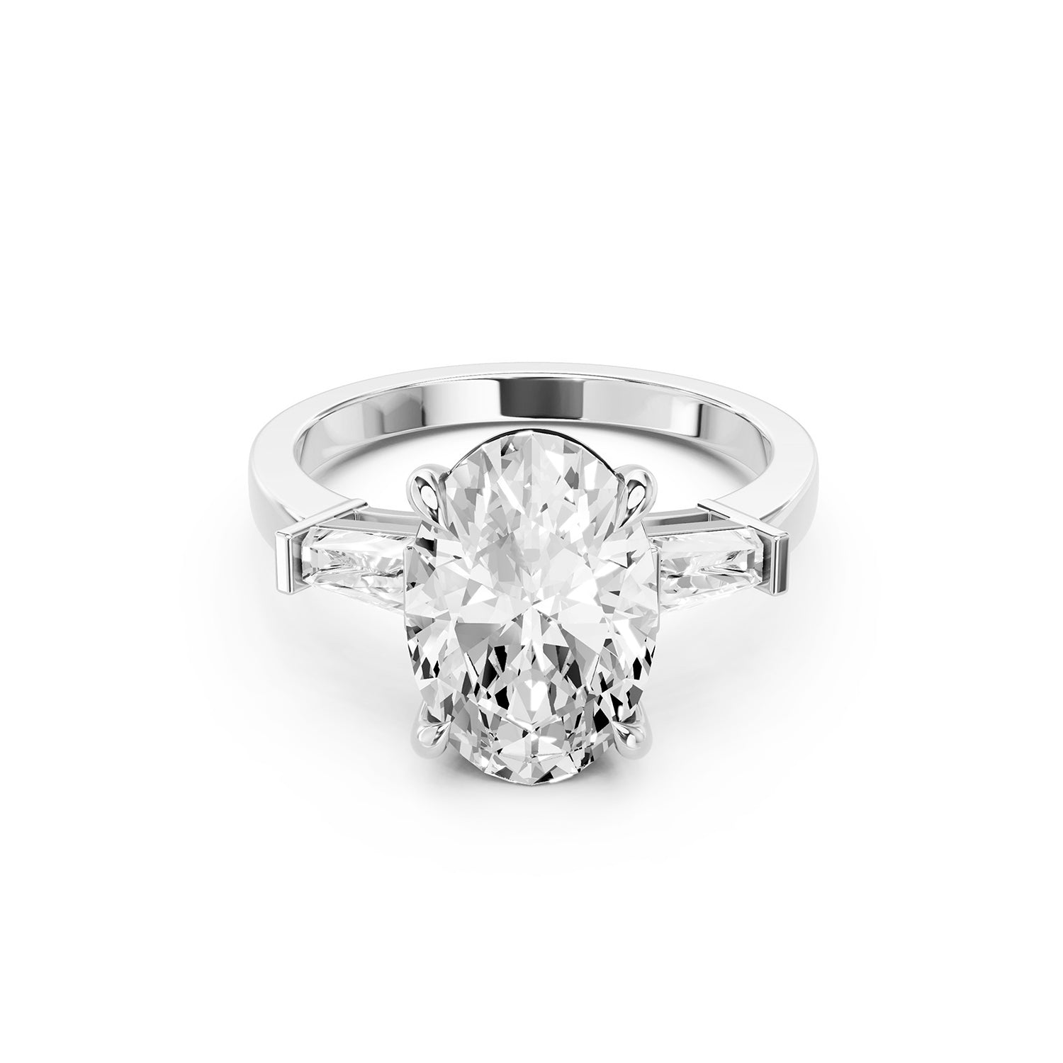 Oval Lab-Grown Diamond Ring
