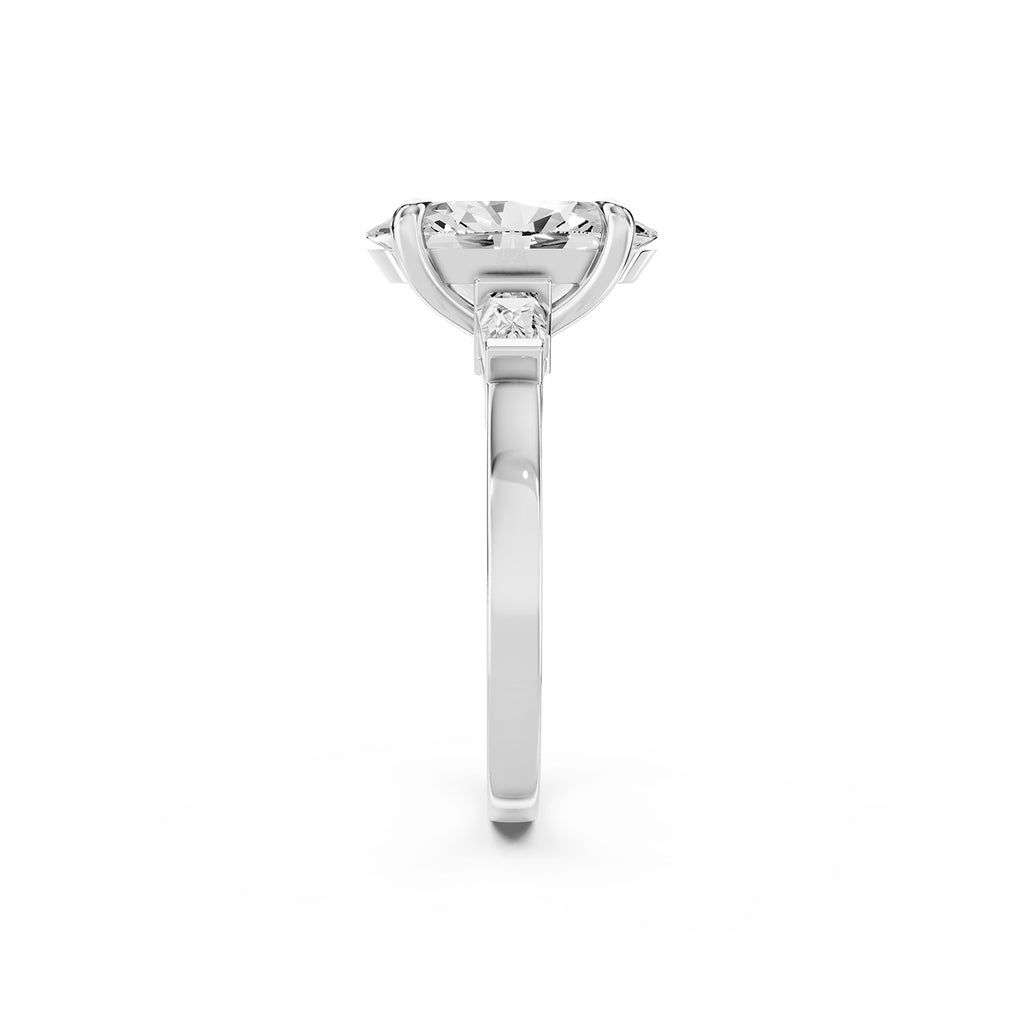 Oval Lab-Grown Diamond Ring
