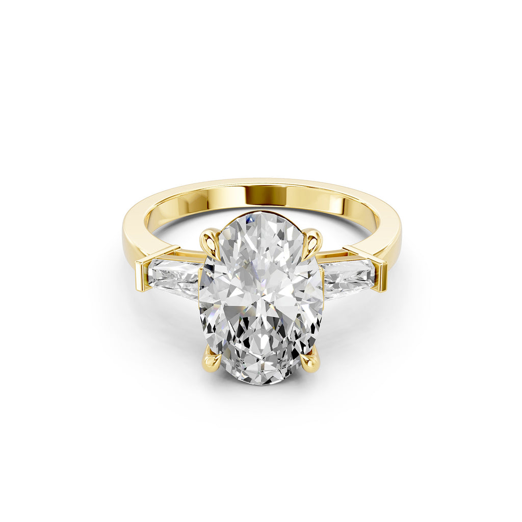 Oval Lab-Grown Diamond Ring