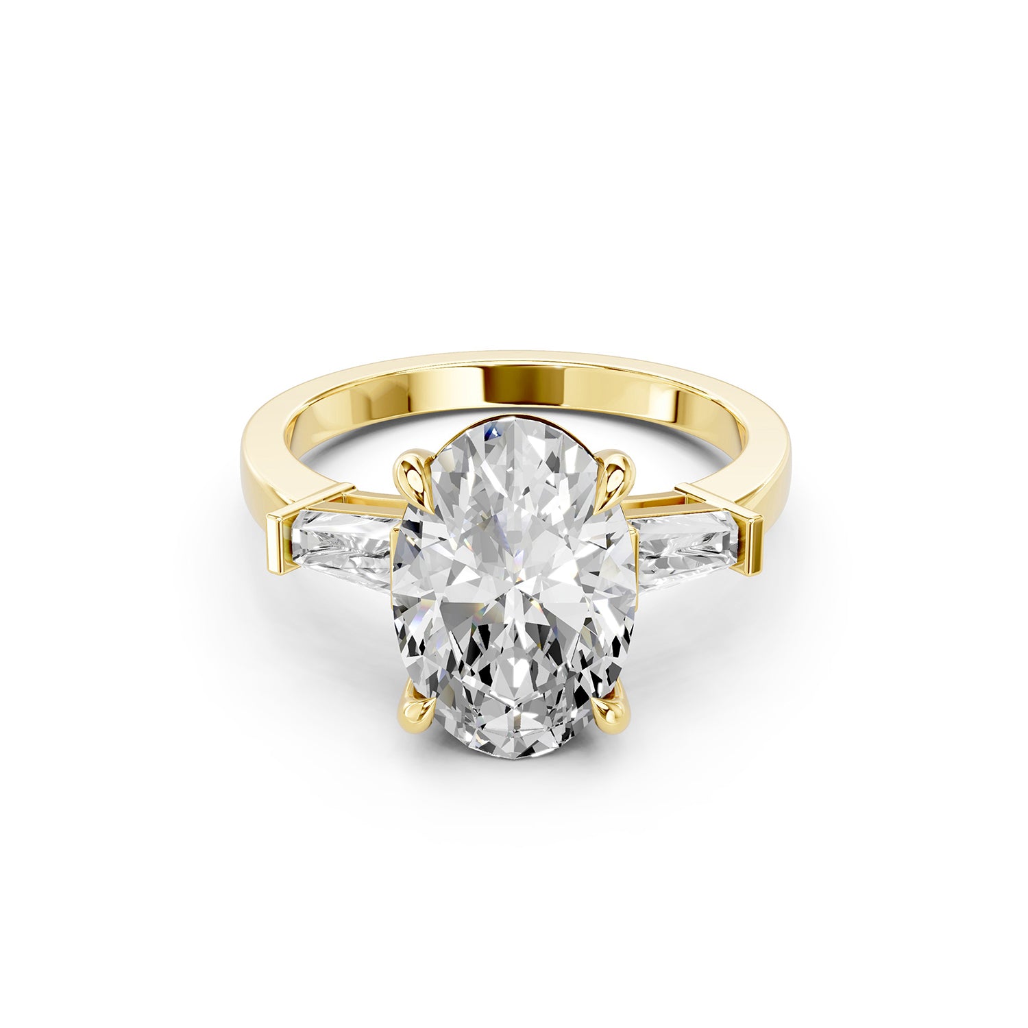 Oval Lab-Grown Diamond Ring