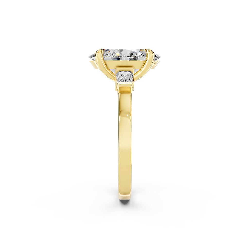 Oval Lab-Grown Diamond Ring