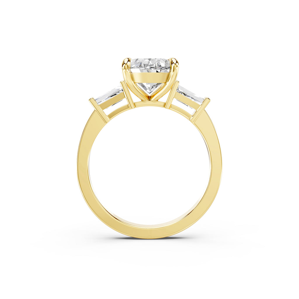 Oval Lab-Grown Diamond Ring